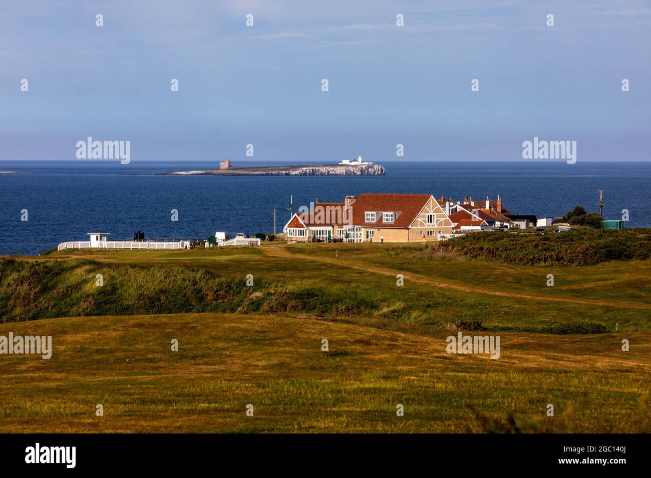 Bamburgh Castle Golf Course Stock Photo Alamy Bamburgh Castle Golf Course Stock Photo Alamy