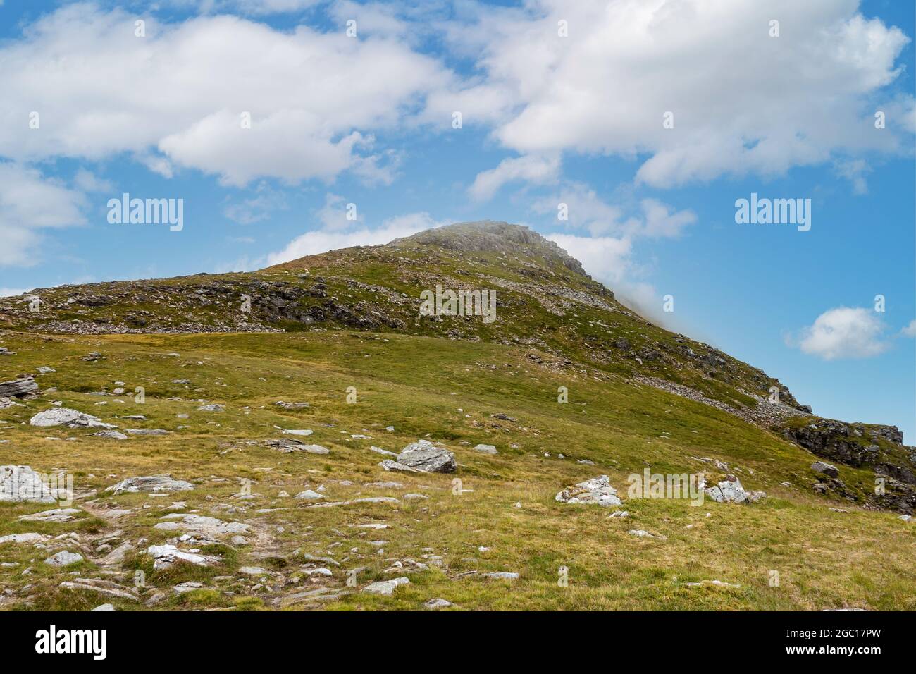 The Munro mountain of Beinn Dubhchraig near Tyndrum, near Stirling, Scotland, which sits in the Loch Lomond and Trossachs National Park Stock Photo