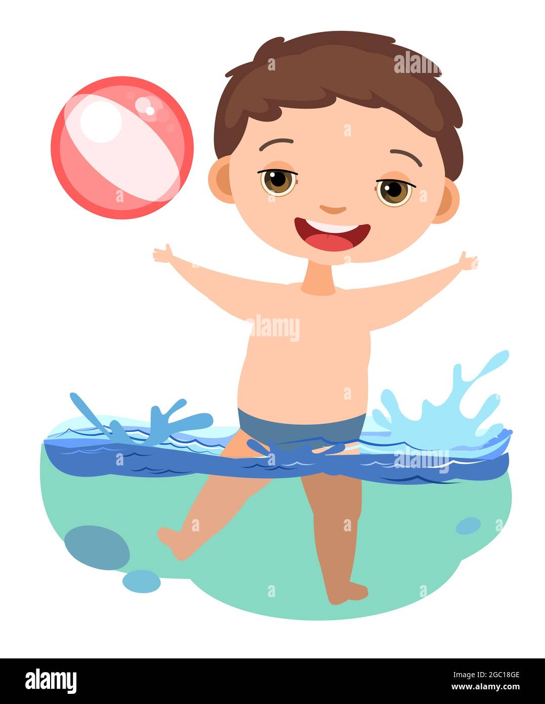 Child in swimming pool boy in swimming pool child swimming Cut Out