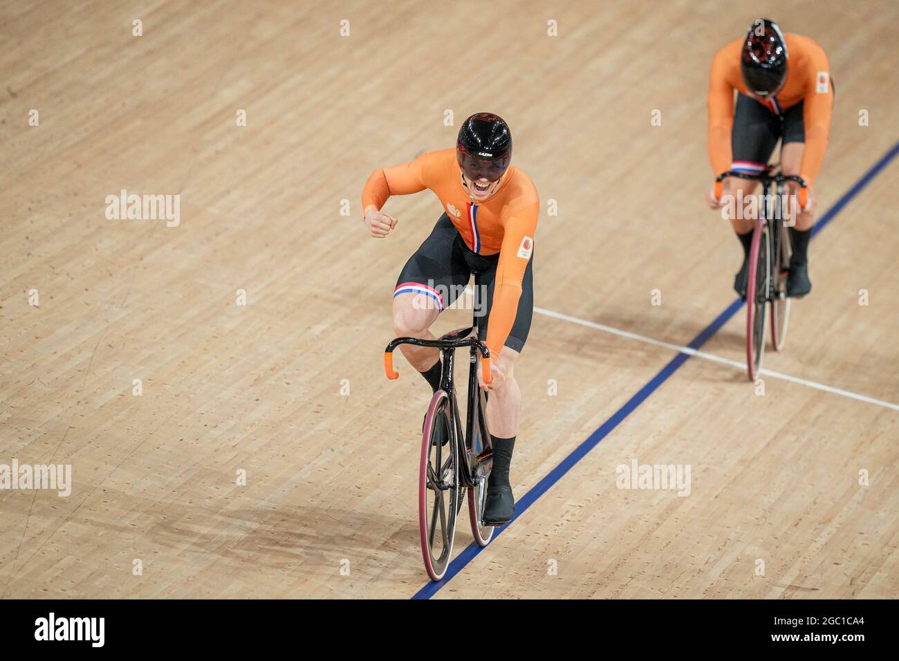 Tokyo, Japan. 06th Aug, 2021. TOKYO, JAPAN - AUGUST 6: Harrie Lavreysen ...