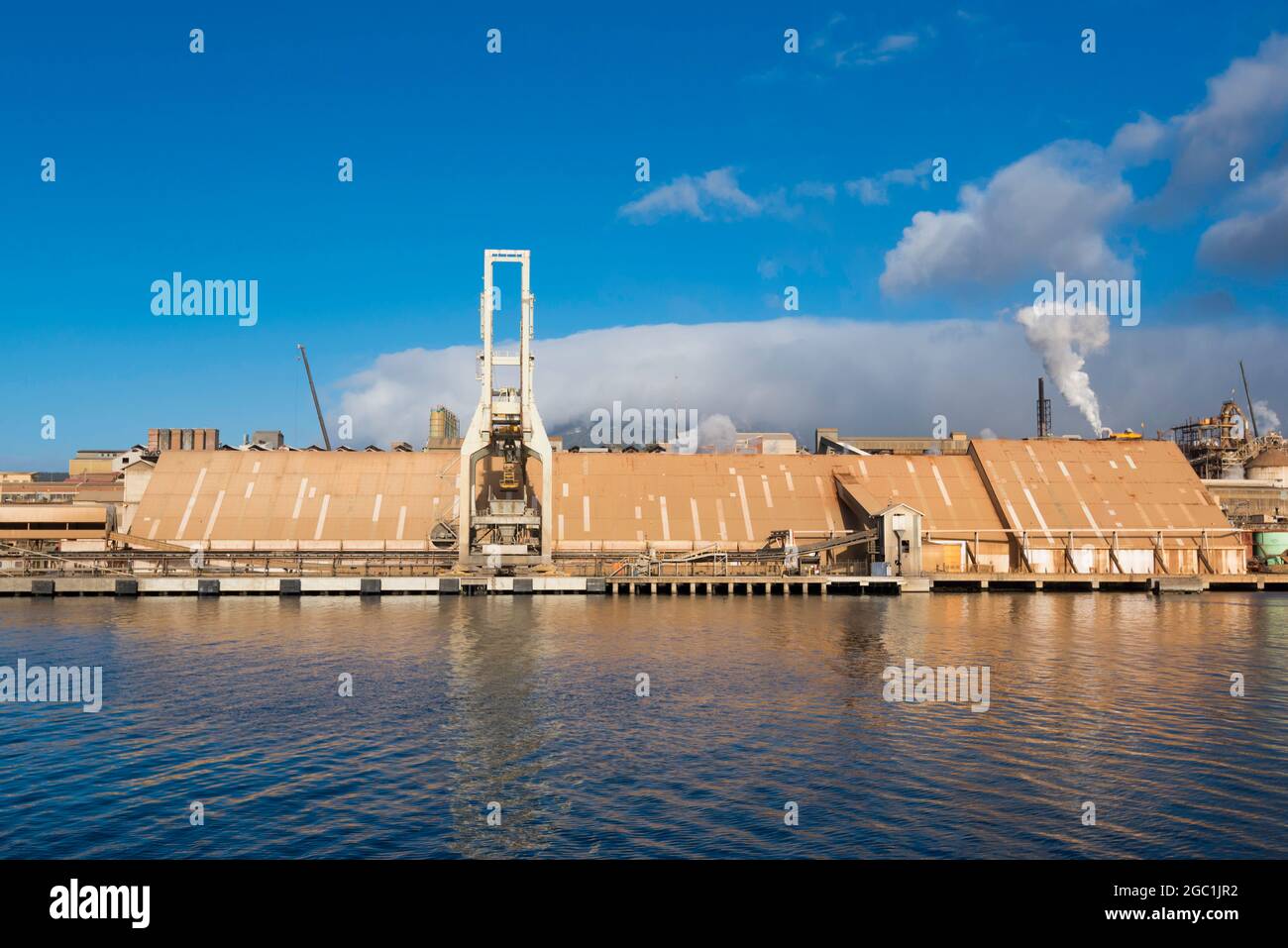 The Nyrstar Hobart smelter in Hobart, Tasmania, Australia claims to be one of the world’s