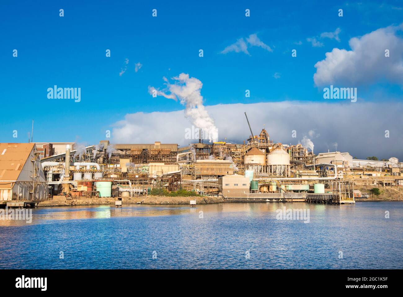 The Nyrstar Hobart smelter in Hobart, Tasmania, Australia claims to be one of the world’s