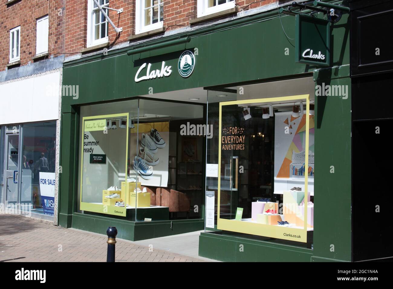 The Clarks shoe shop in Gloucester in the UK Stock Photo - Alamy