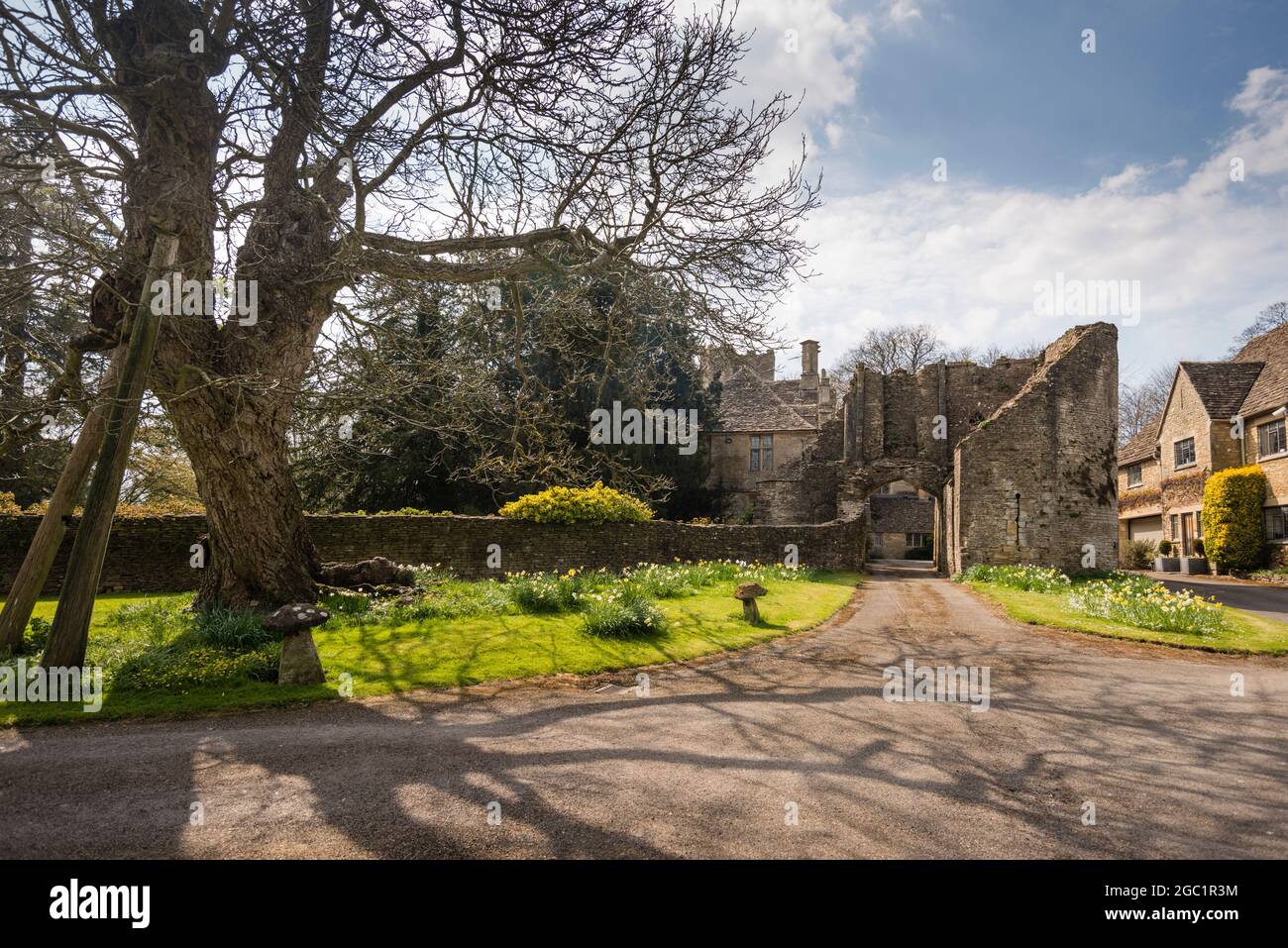Cotswold village of Beverston, Gloucestershire, UK Stock Photo - Alamy