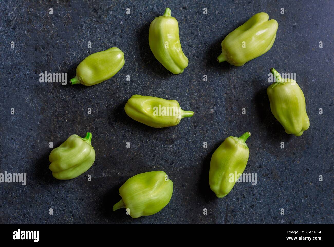Small green peppers Stock Photo Alamy