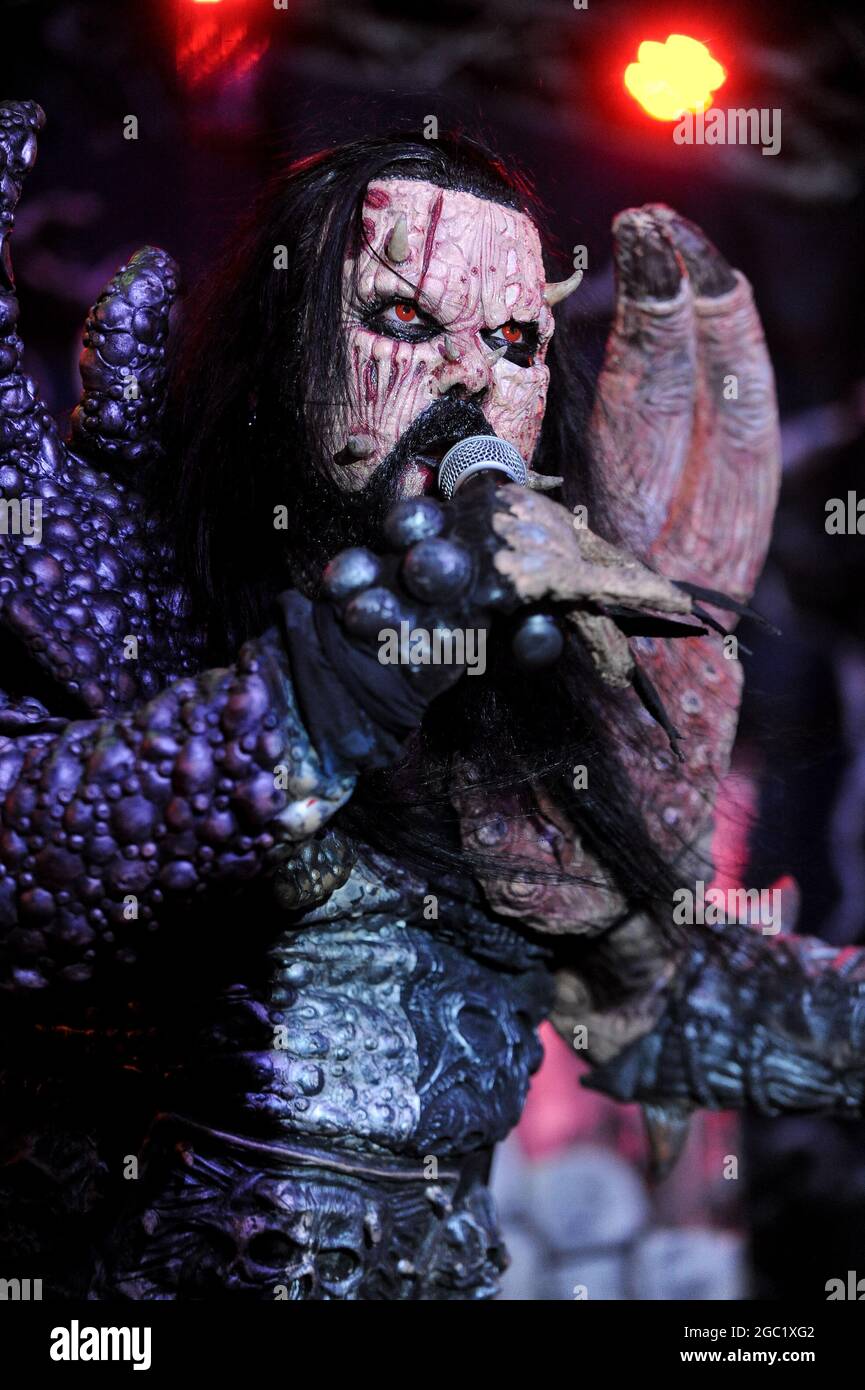 Lordi Performing at The Diamond Lounge Doncaster Stock Photo