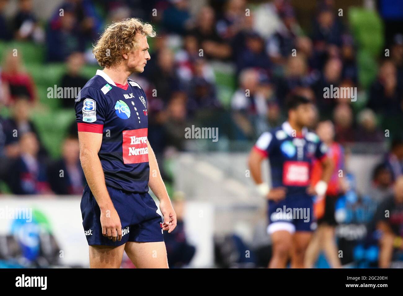 MELBOURNE, AUSTRALIA - APRIL 09: Joe Powell of the Melbourne Rebels during the round eight Super Rugby AU match between the Melbourne Rebels and Western Force at AAMI Park on April 09, 2021 in Melbourne, Australia.  Credit: Dave Hewison/Speed Media/Alamy Live News Stock Photo