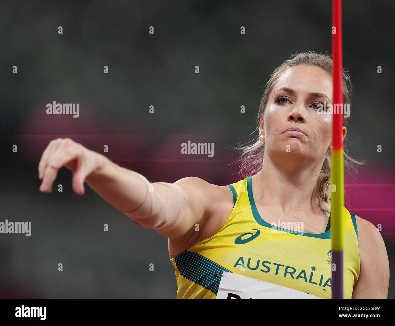 Tokyo, Japan. 6th Aug, 2021. KelseyLee Barber of Australia reacts