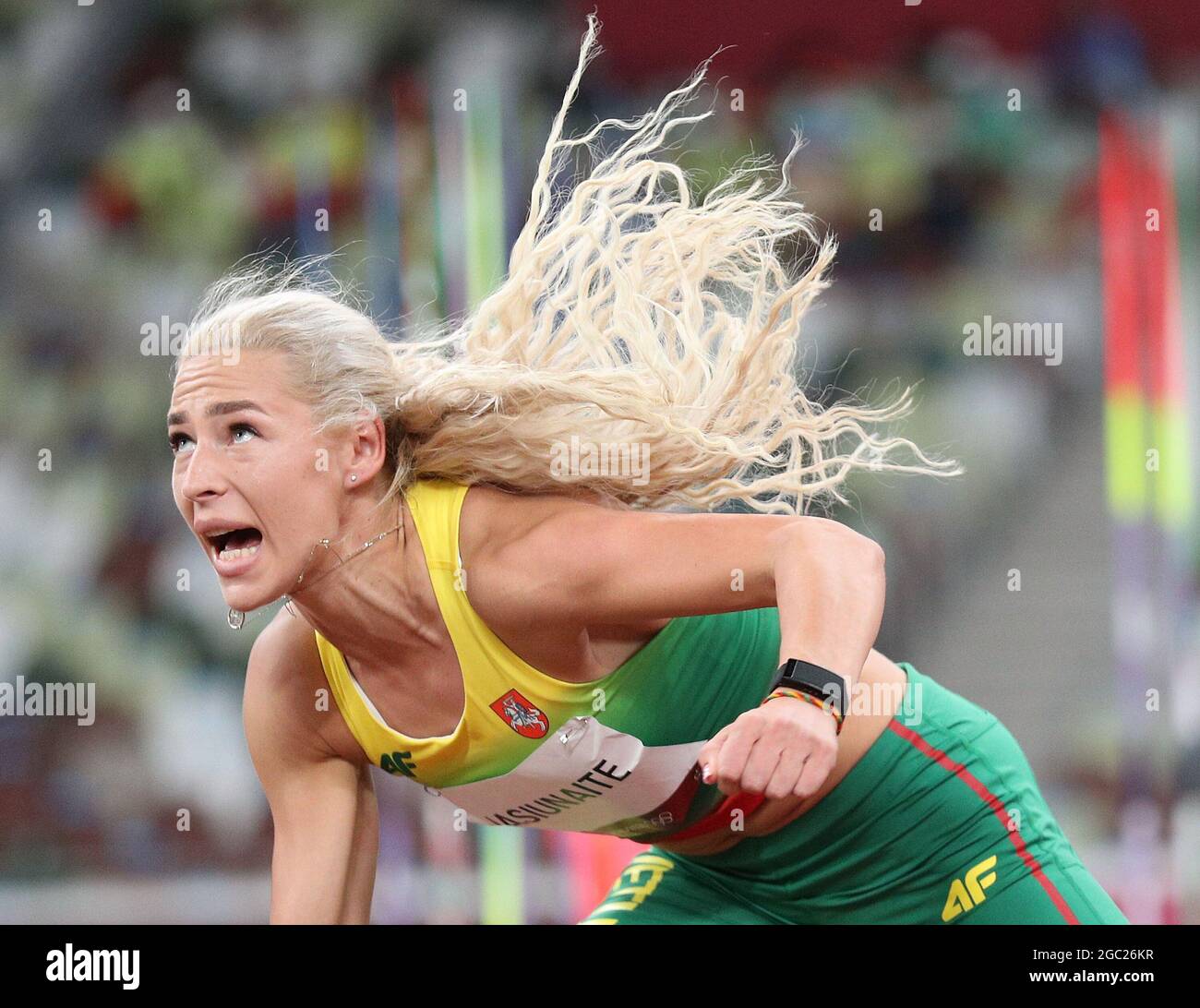 Tokyo, Japan. 6th Aug, 2021. Liveta Jasiunaite of Lithuania competes