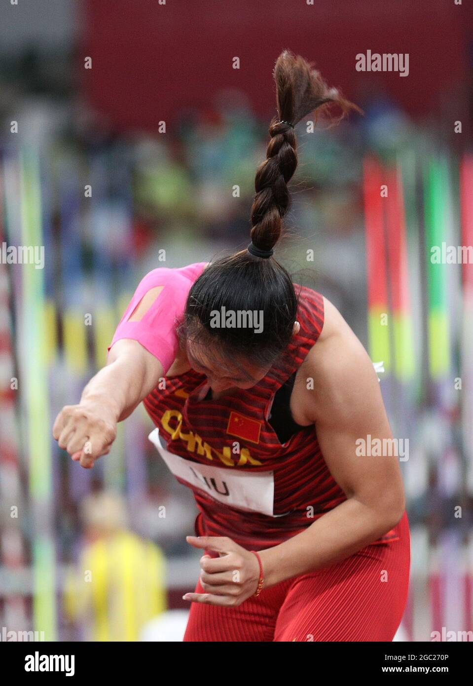 Tokyo, Japan. 6th Aug, 2021. Liu Shiying of China competes during the