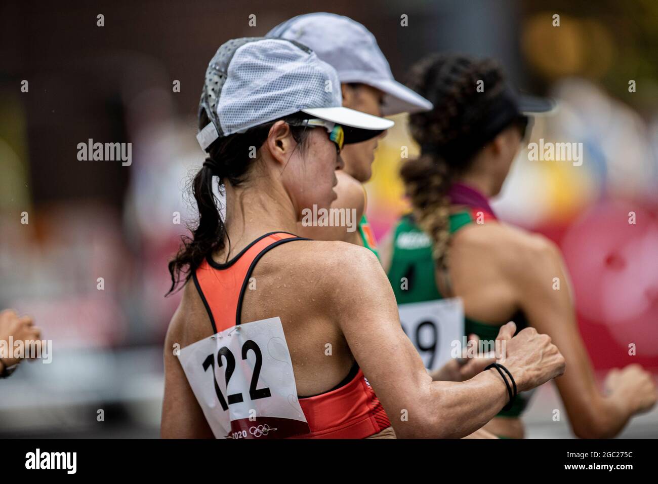 Hokkaido, Japan. 6th Aug, 2021. Kumiko Okada (JPN) Race Walk : Women's ...