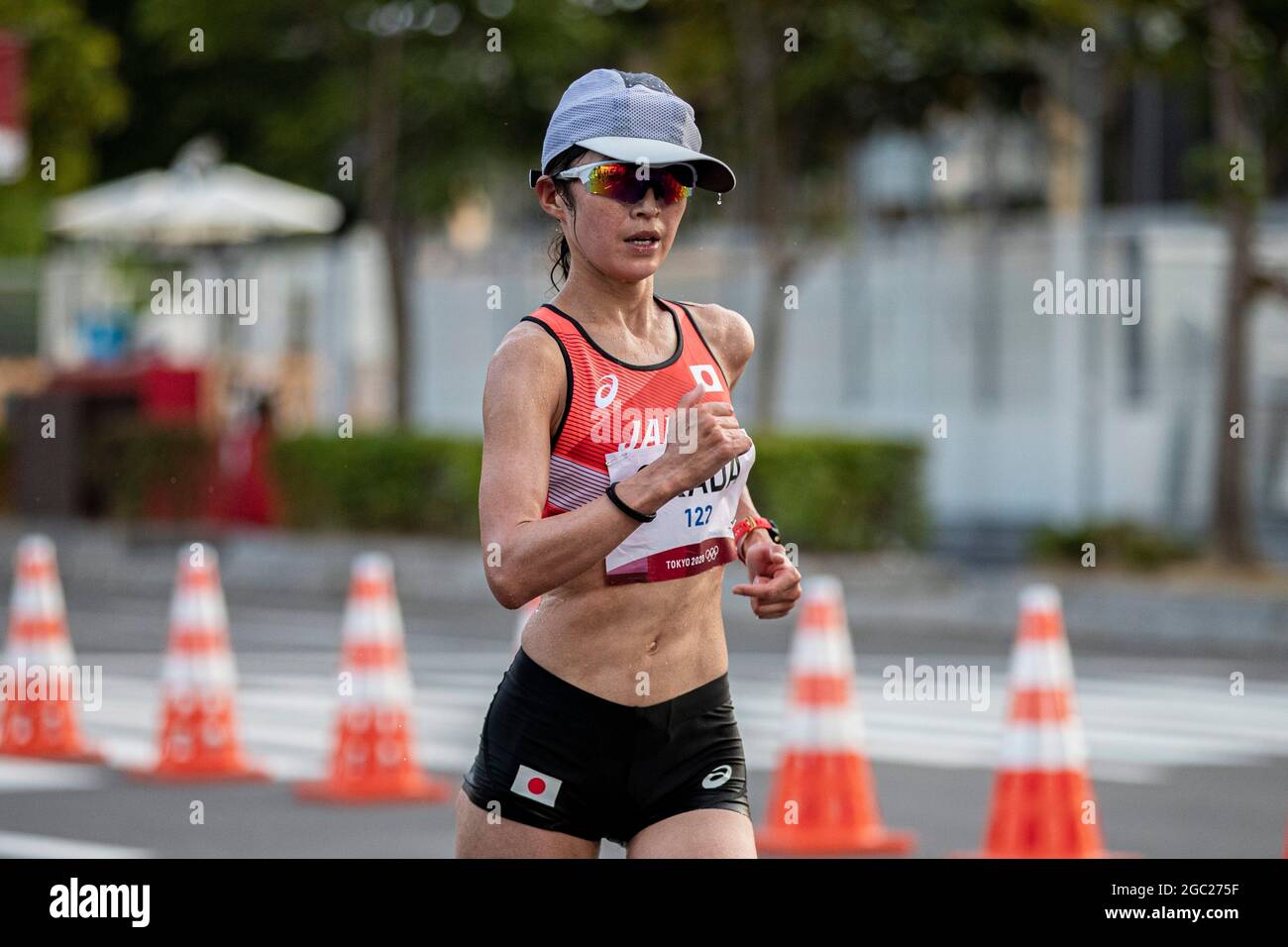 Hokkaido, Japan. 6th Aug, 2021. Kumiko Okada (JPN) Race Walk : Women's ...