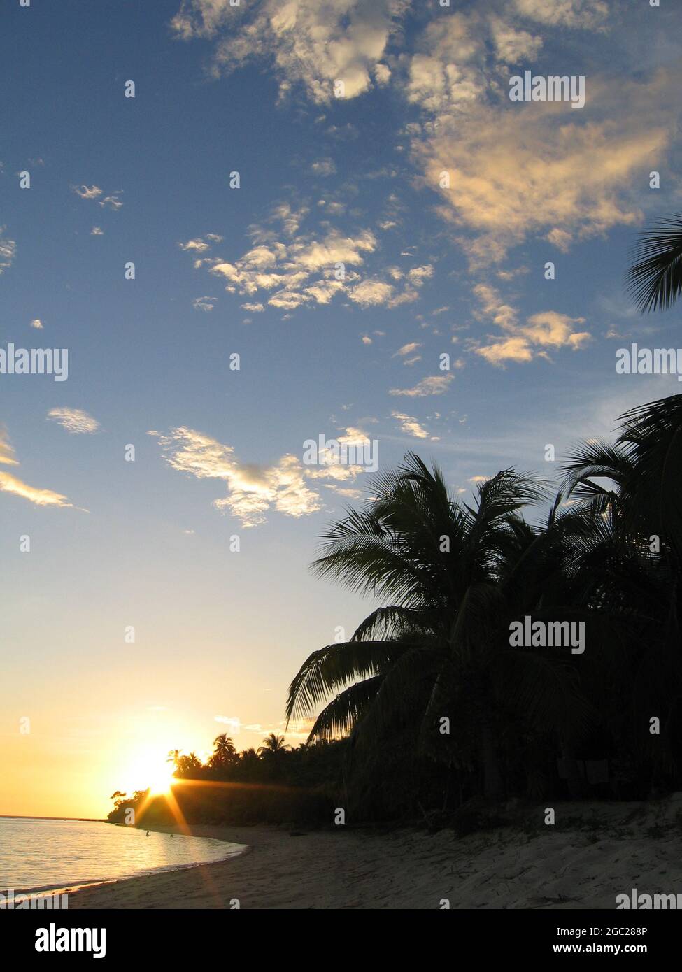 Mesmerizing scenery of a sea at sunset Stock Photo - Alamy