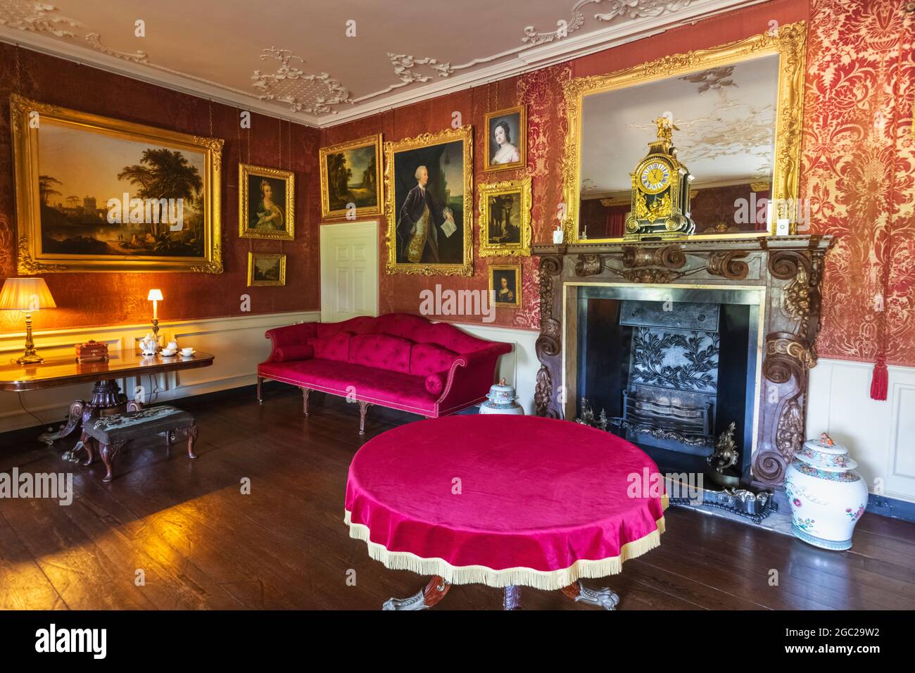 England, Hampshire, The Vyne Country House at Sherborne St.John near