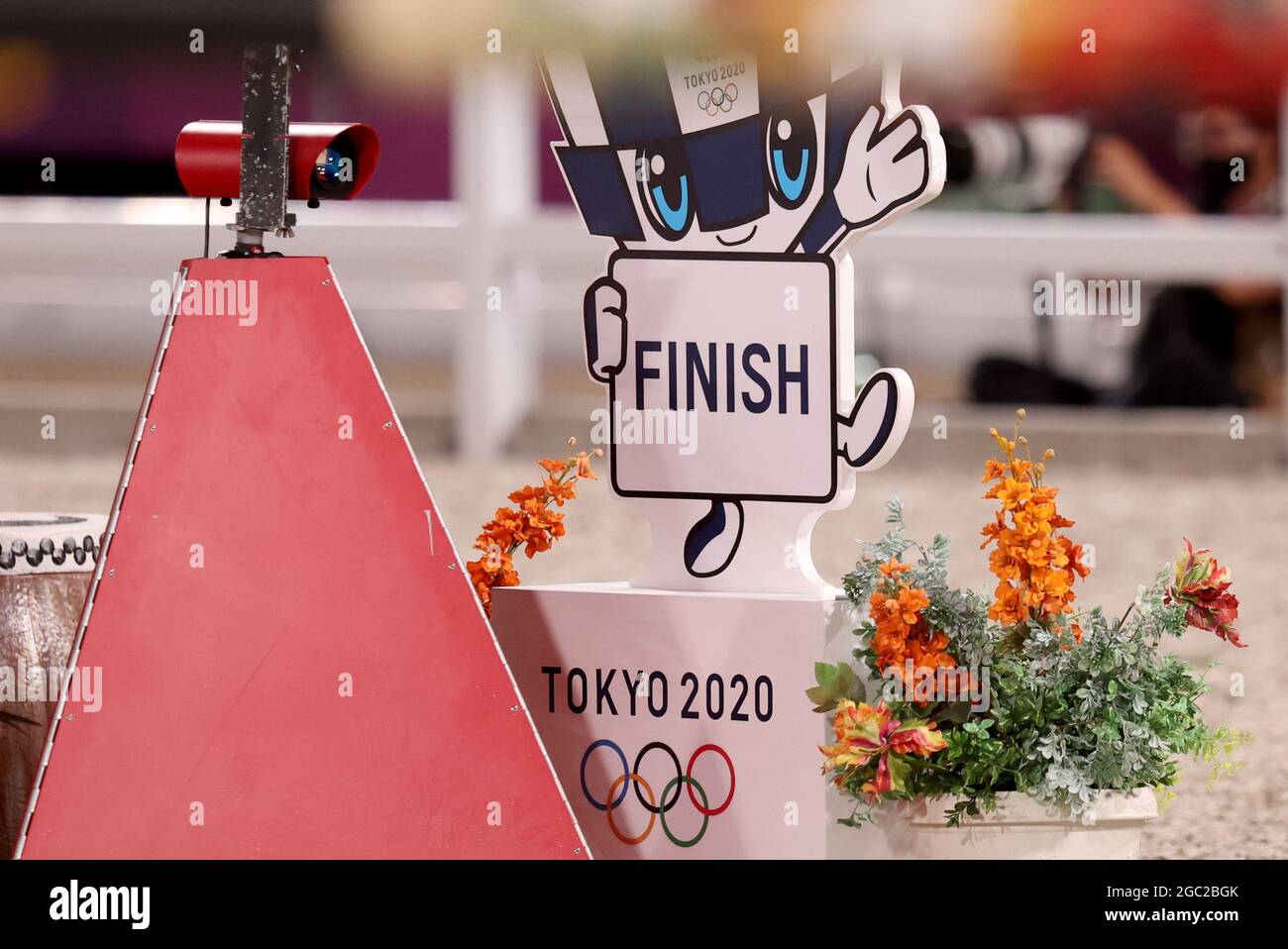Tokyo, Japan. 06th Aug, 2021. Equestrian Sport/Jumping: Olympics, preliminaries, team, qualifying at Equestrian Park. Feature Credit: Friso Gentsch/dpa/Alamy Live News Stock Photo