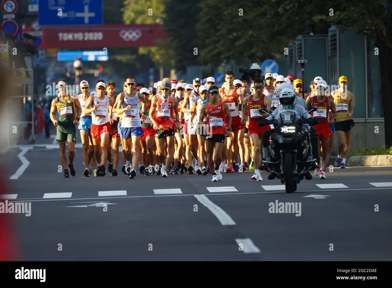 Illustration during the Olympic Games Tokyo 2020, Athletics Men's 50km ...
