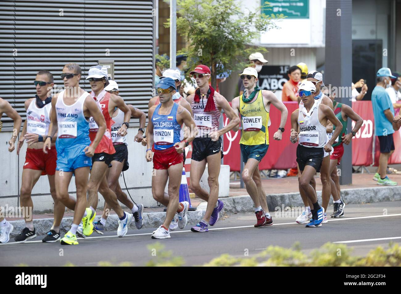 Illustration during the Olympic Games Tokyo 2020, Athletics Men's 50km ...