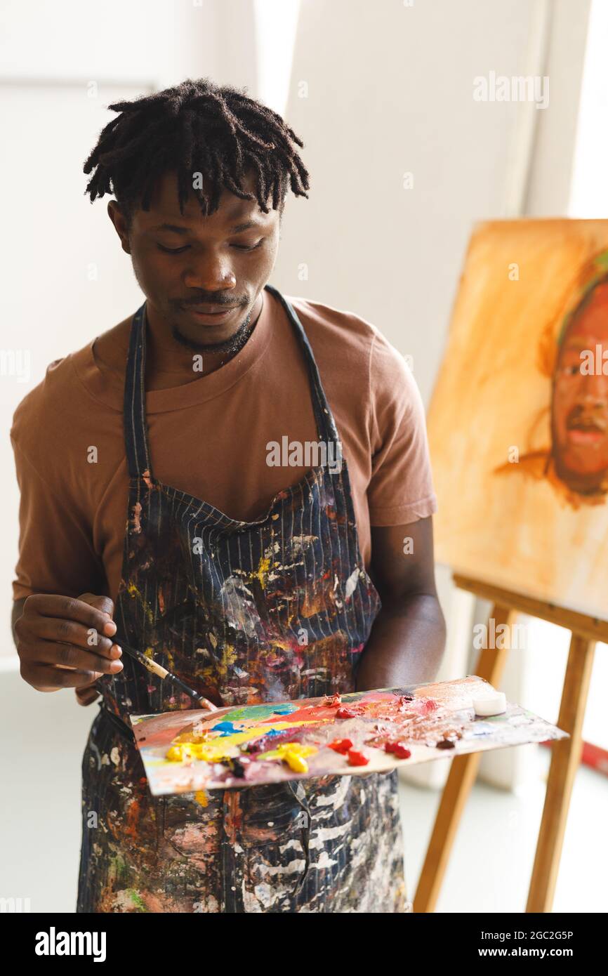 African portrait painting hi-res stock photography and images - Alamy