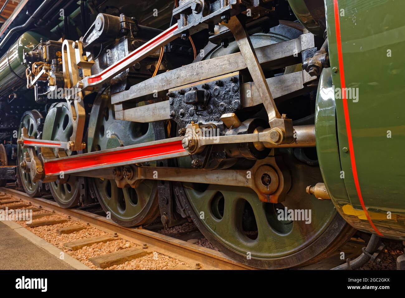 MULHOUSE, FRANCE, June 26, 2021 : La Cité du Train (Train City), formerly named French Railway Museum, is the largest railway museum in Europe, with m Stock Photo