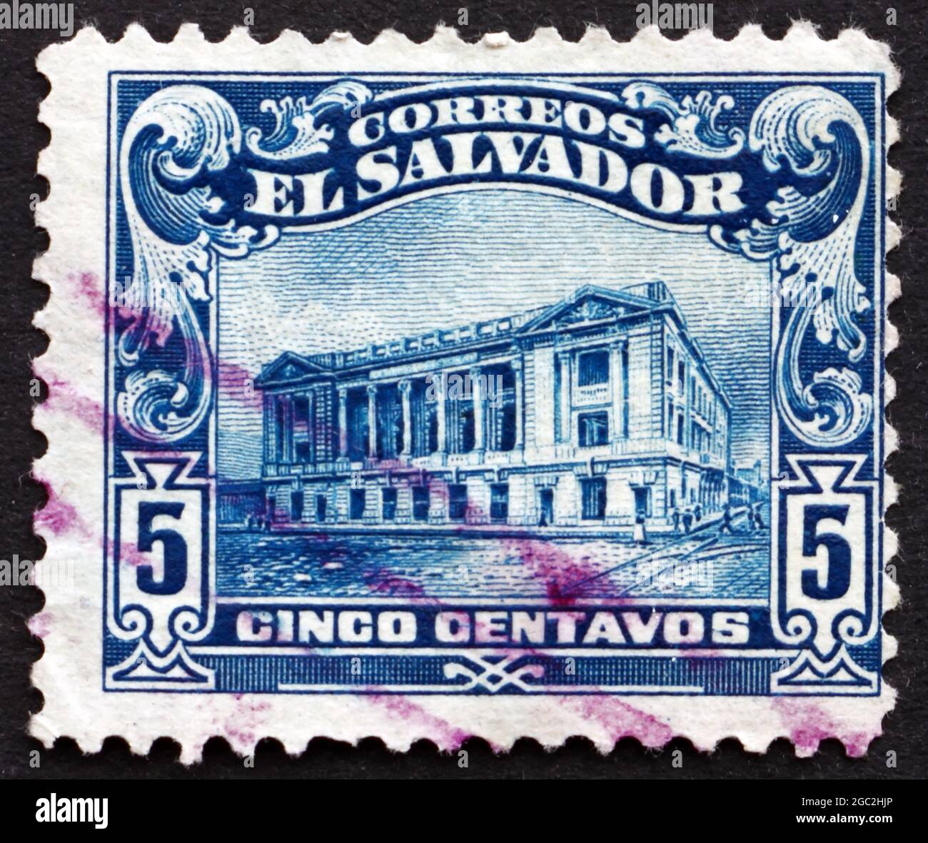 Postage stamp el salvador hi-res stock photography and images - Alamy