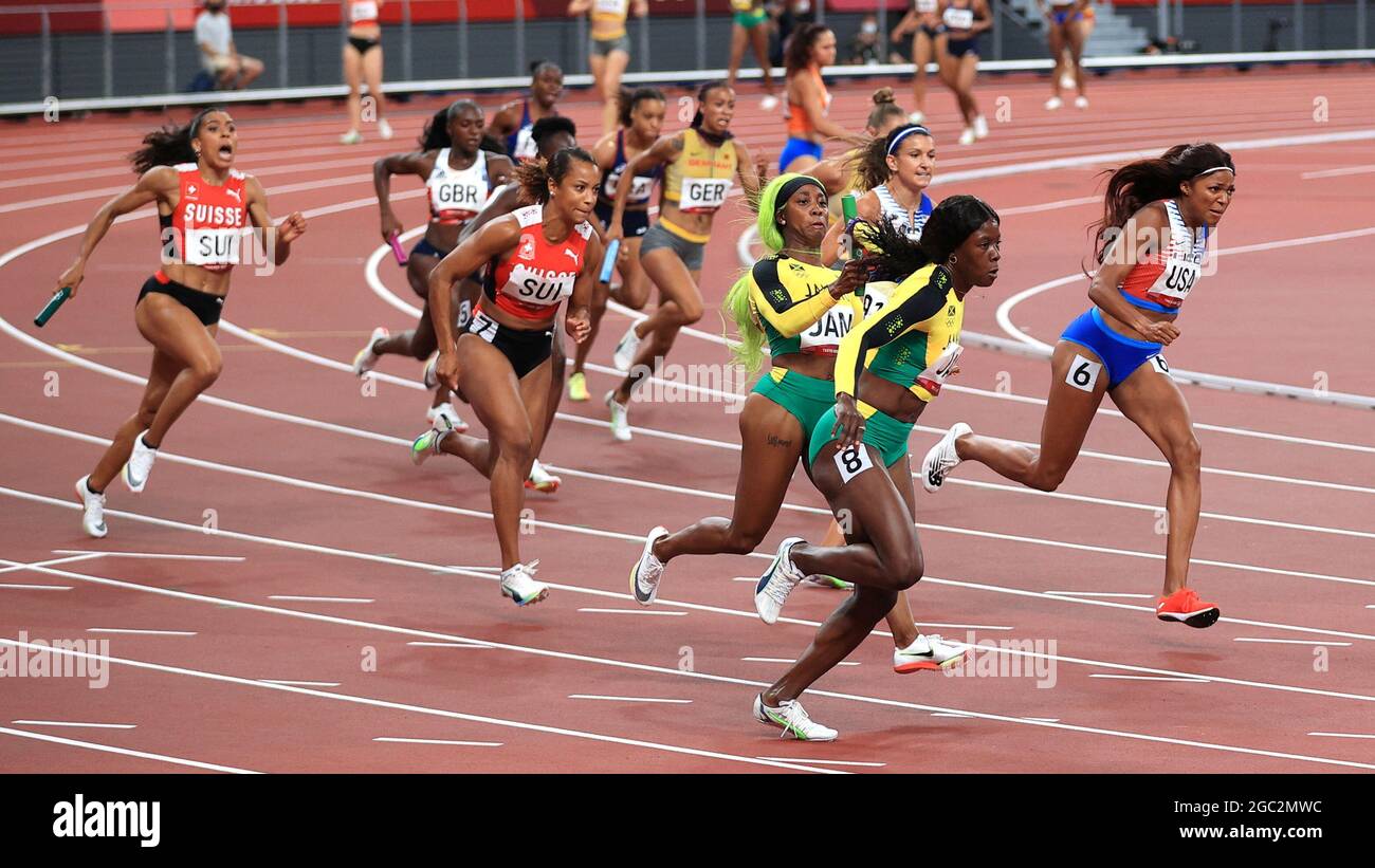 Tokyo 2020 olympics relay baton hi-res stock photography and images - Alamy