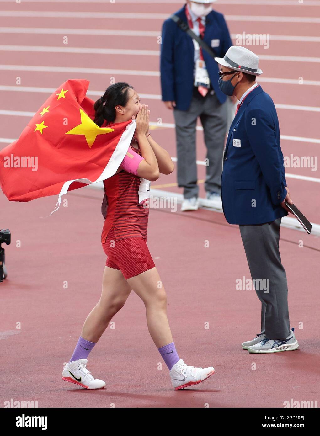 Tokyo, Japan. 6th Aug, 2021. Liu Shiying of China celebrates after
