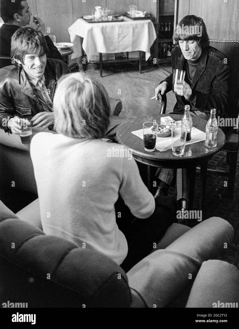 GOTHENBURG MARS 30 1965 Keith Richards, Brian Jones and Bill