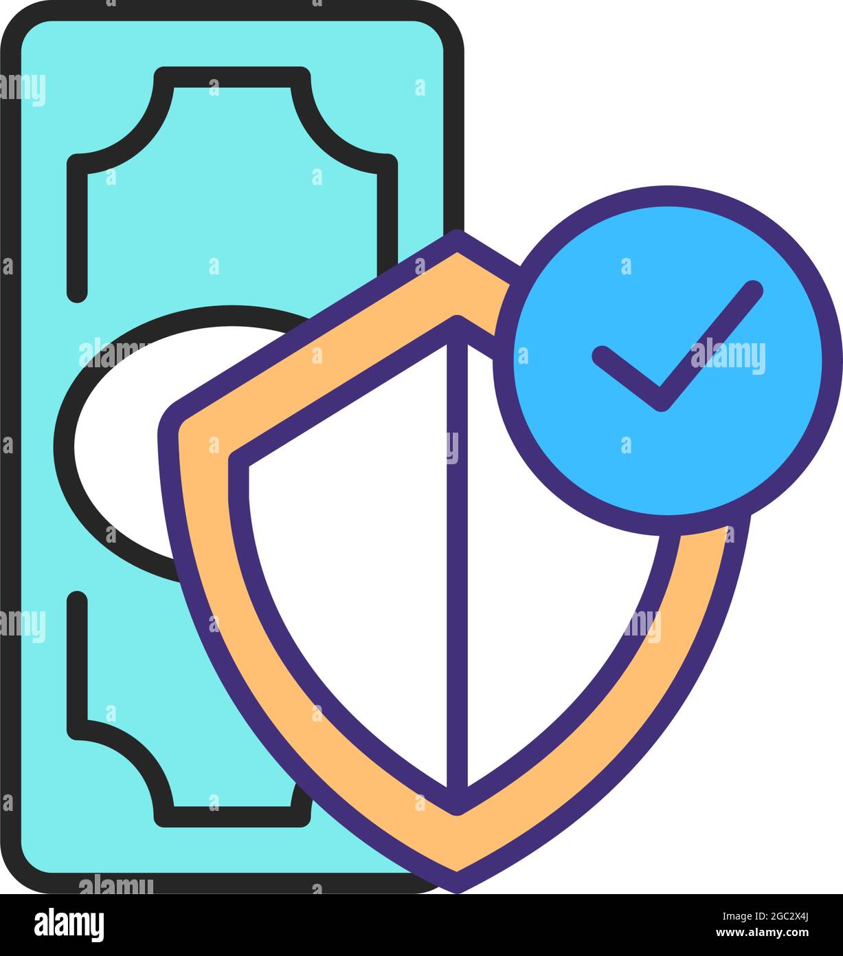 Financial order RGB color icon Stock Vector Image & Art - Alamy
