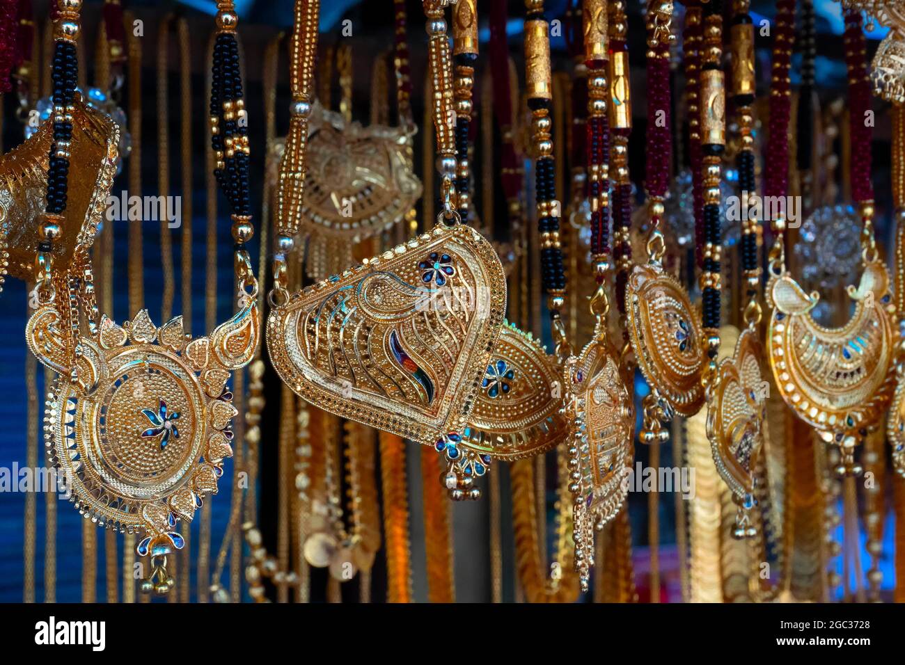 Gold plated deals bengali jewellery