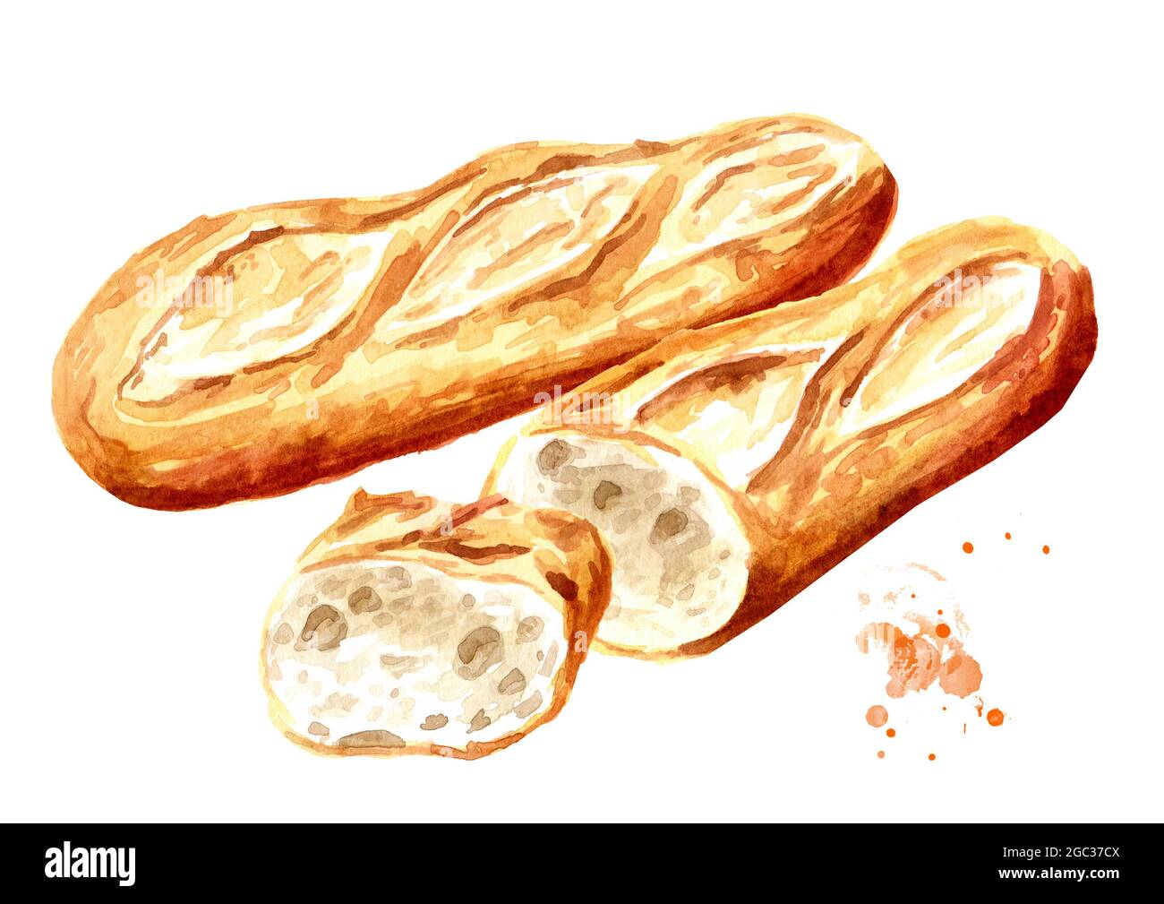 French Bread Drawing