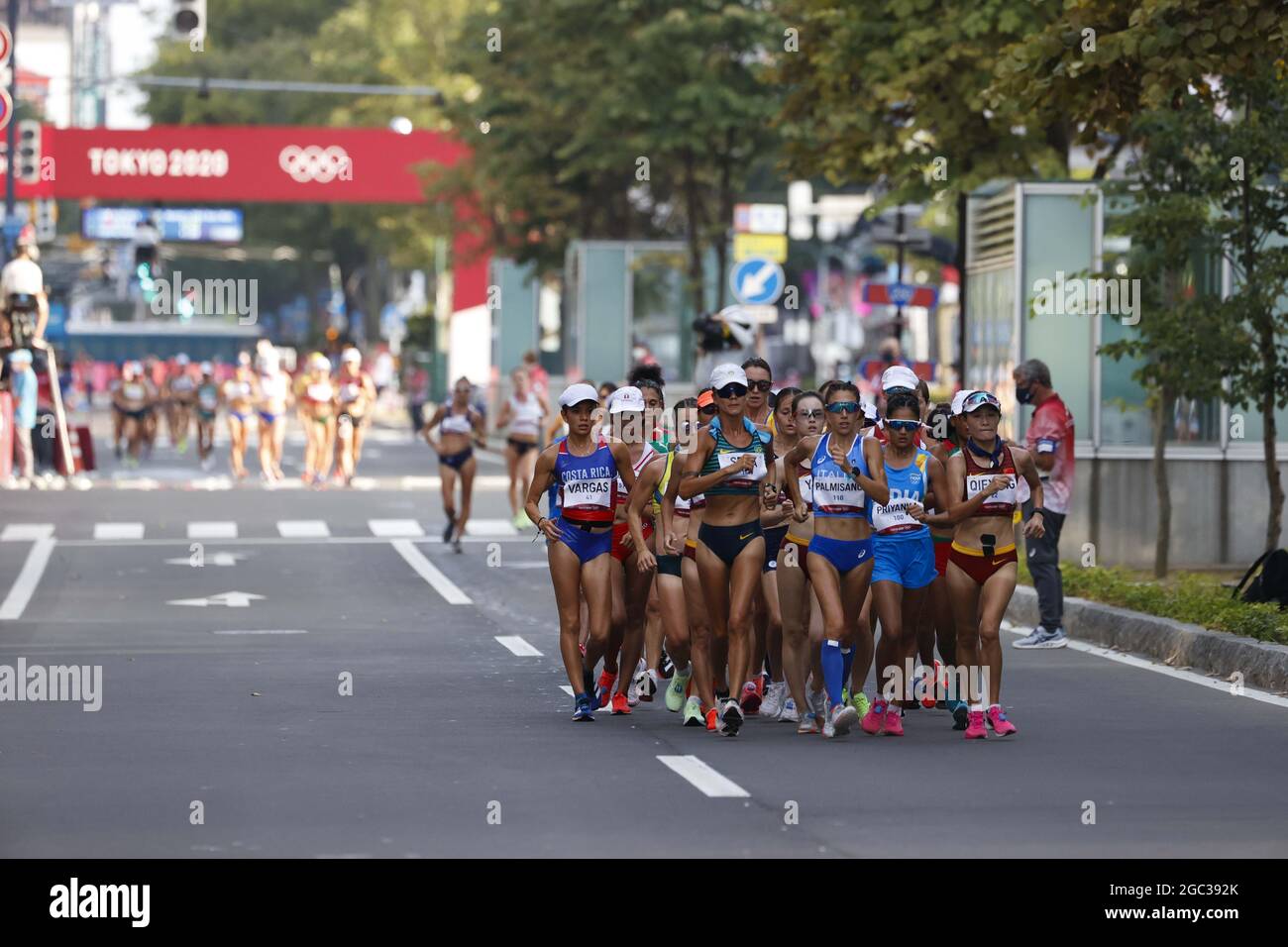 Tokyo, Giappone. 06th Aug, 2021. Illustration during the Olympic Games Tokyo 2020, Athletics Women's 20km Race Walk Final on August 6, 2021 at Sapporo Odori Park in Sapporo, Japan - Photo Photo Kishimoto/DPPI Credit: Independent Photo Agency/Alamy Live News Stock Photo