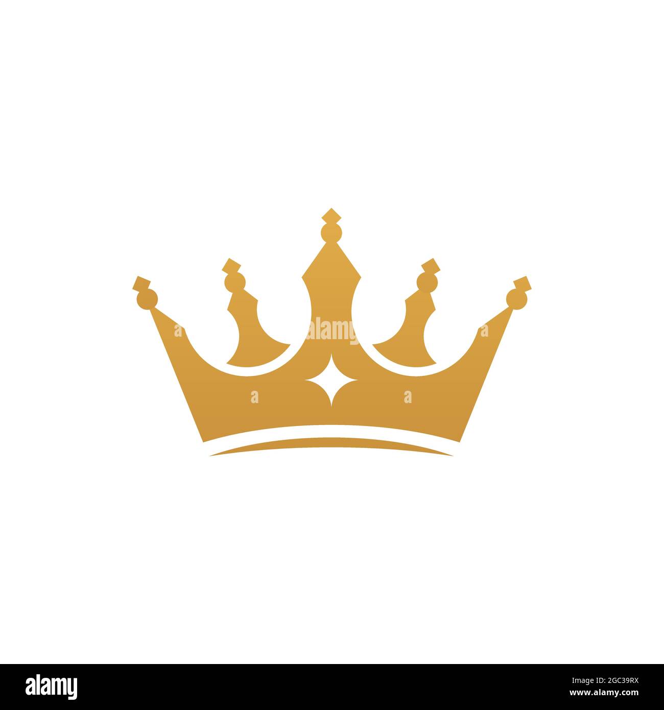 Crown Logo Template vector icon illustration design Stock Vector Image ...