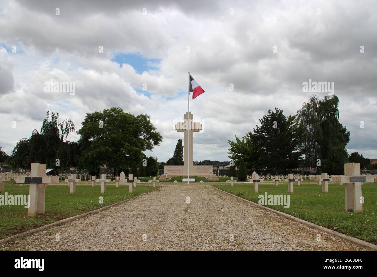 military cemetery in verdun in lorraine (france Stock Photo Alamy