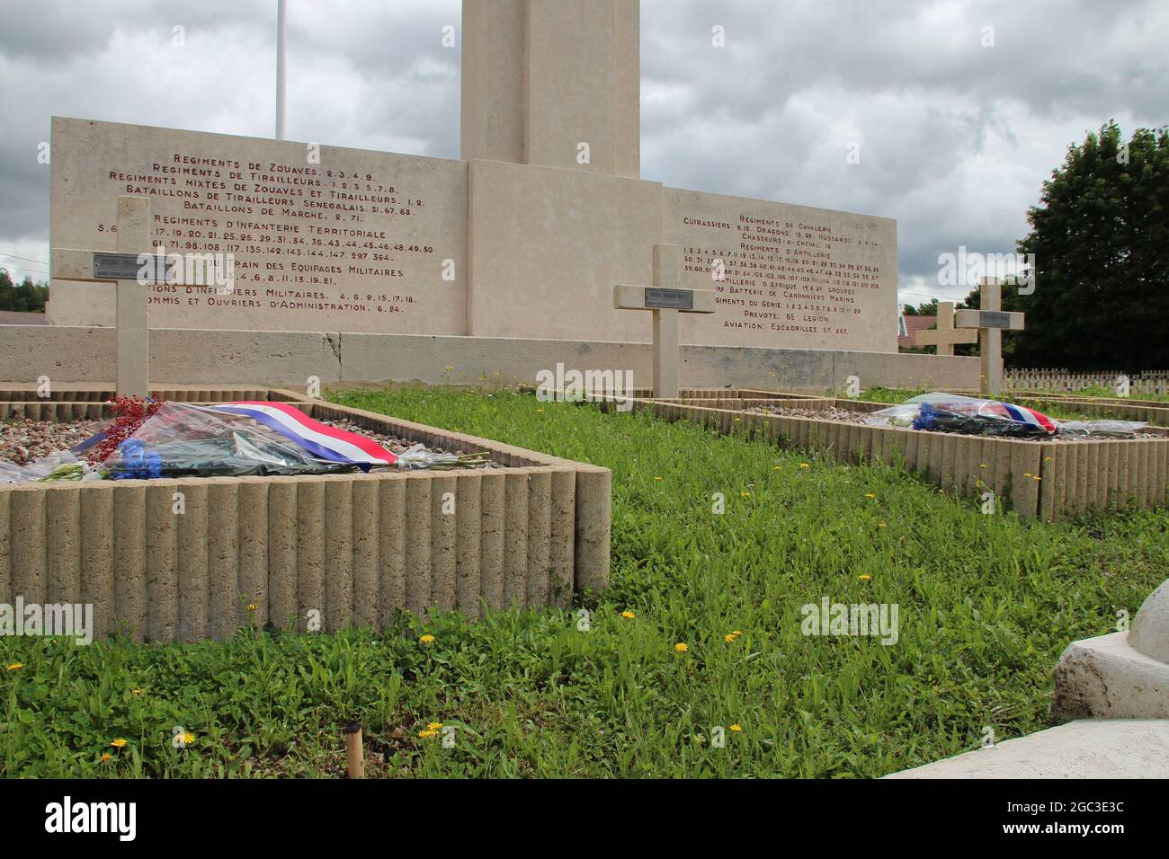 military cemetery in verdun in lorraine (france Stock Photo Alamy