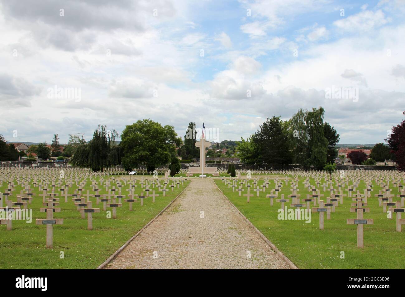 military cemetery in verdun in lorraine (france Stock Photo Alamy