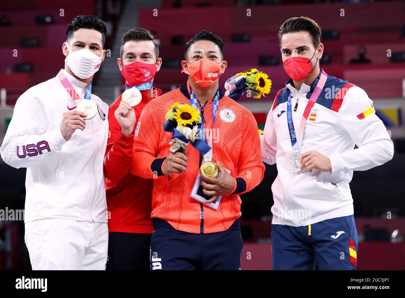 Tokyo, Japan. 6th Aug, 2021. (LR) Ariel Torres Gutierrez (USA), Ali