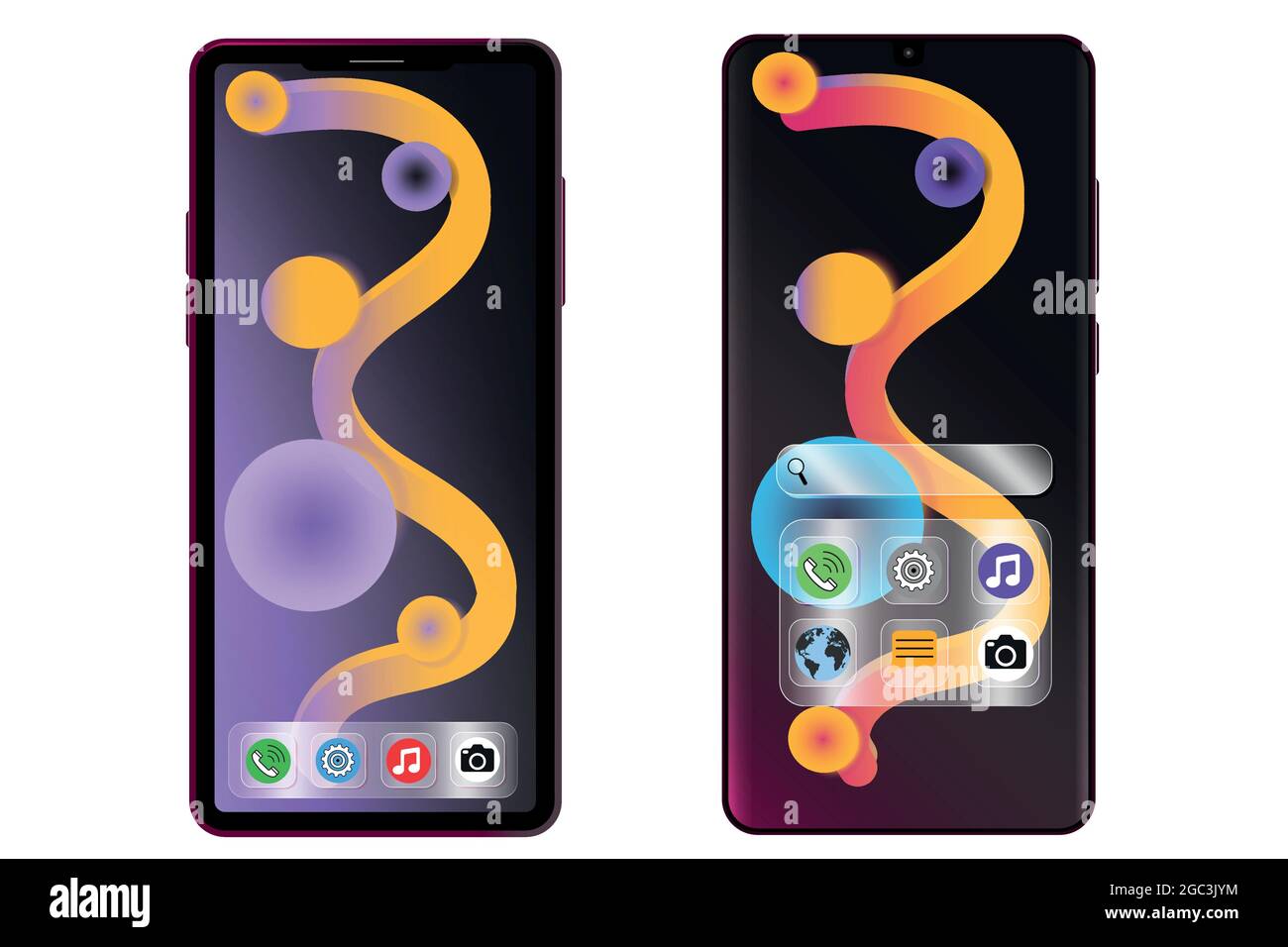 Glassmorphism hi-res stock photography and images - Alamy