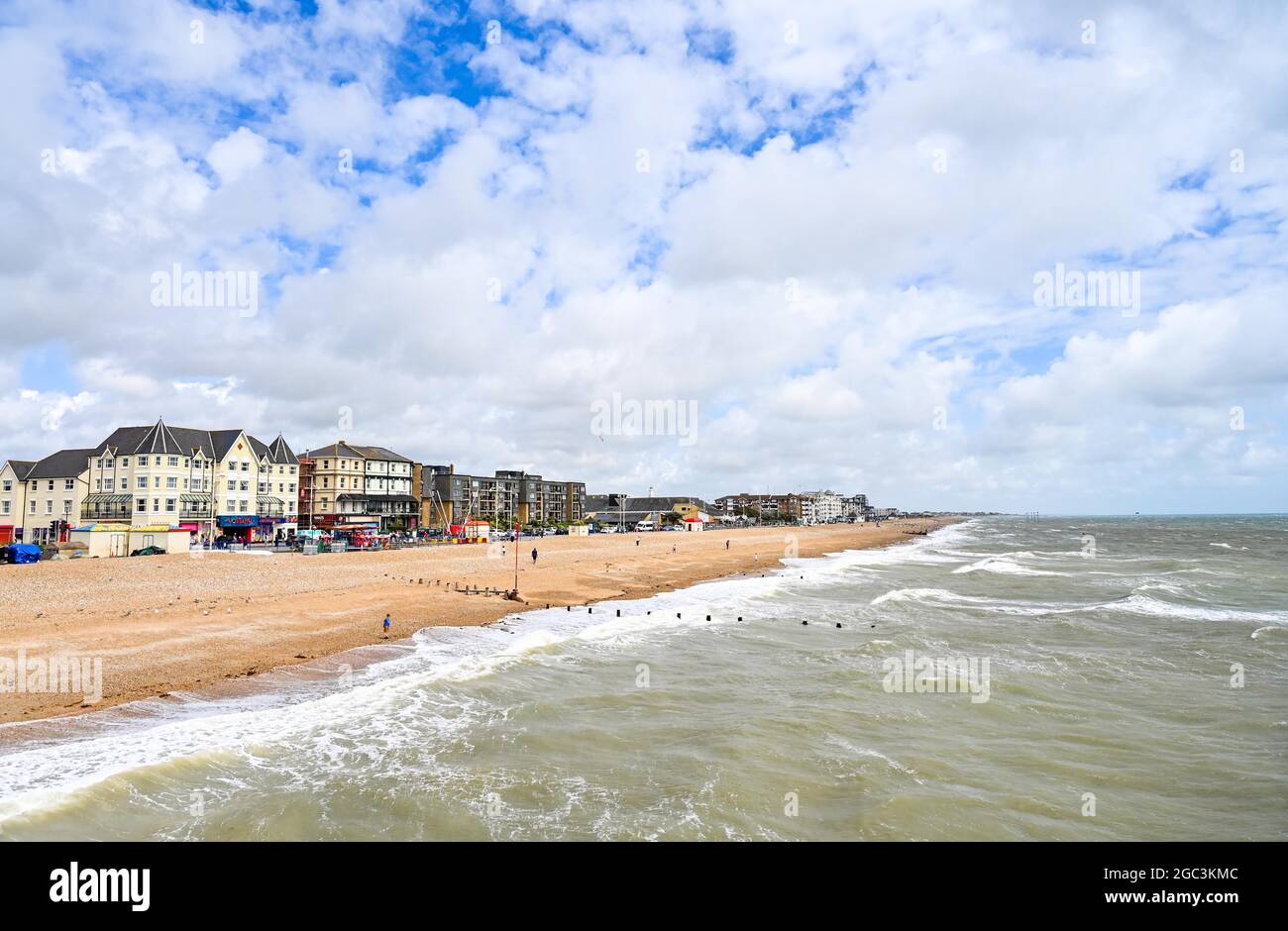 Bognor Regis Seafront Seaside Landscape West Sussex England UK 