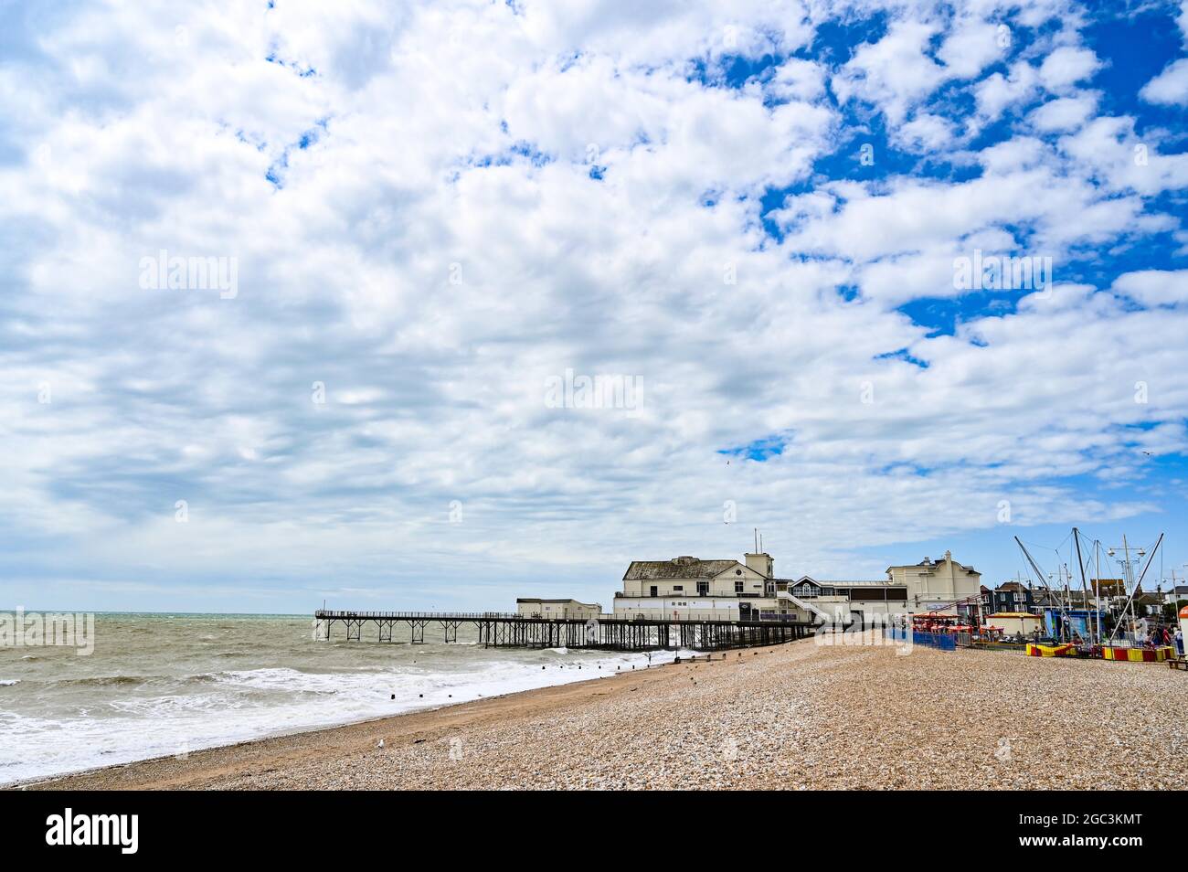 The Old Pier On Bognor Regis Seafront West Sus England UK the-old-pier-on-bognor-regis-seafront-west-sus-england-uk