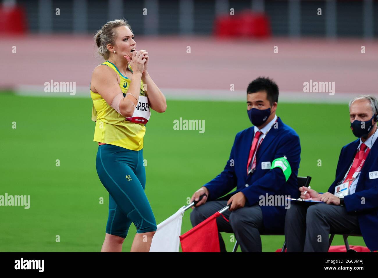Tokyo, Japan, 6 August, 2021. KelseyLee Barber of Australia wins