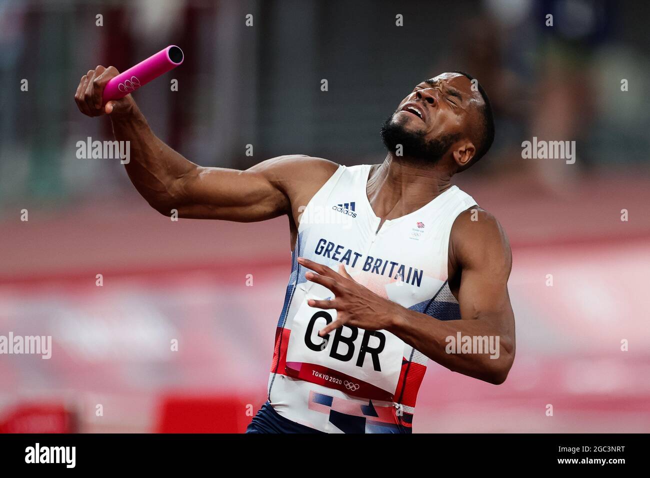 Tokyo, Japan, 6 August, 2021. Zharnel Hughes of Team Great Britain