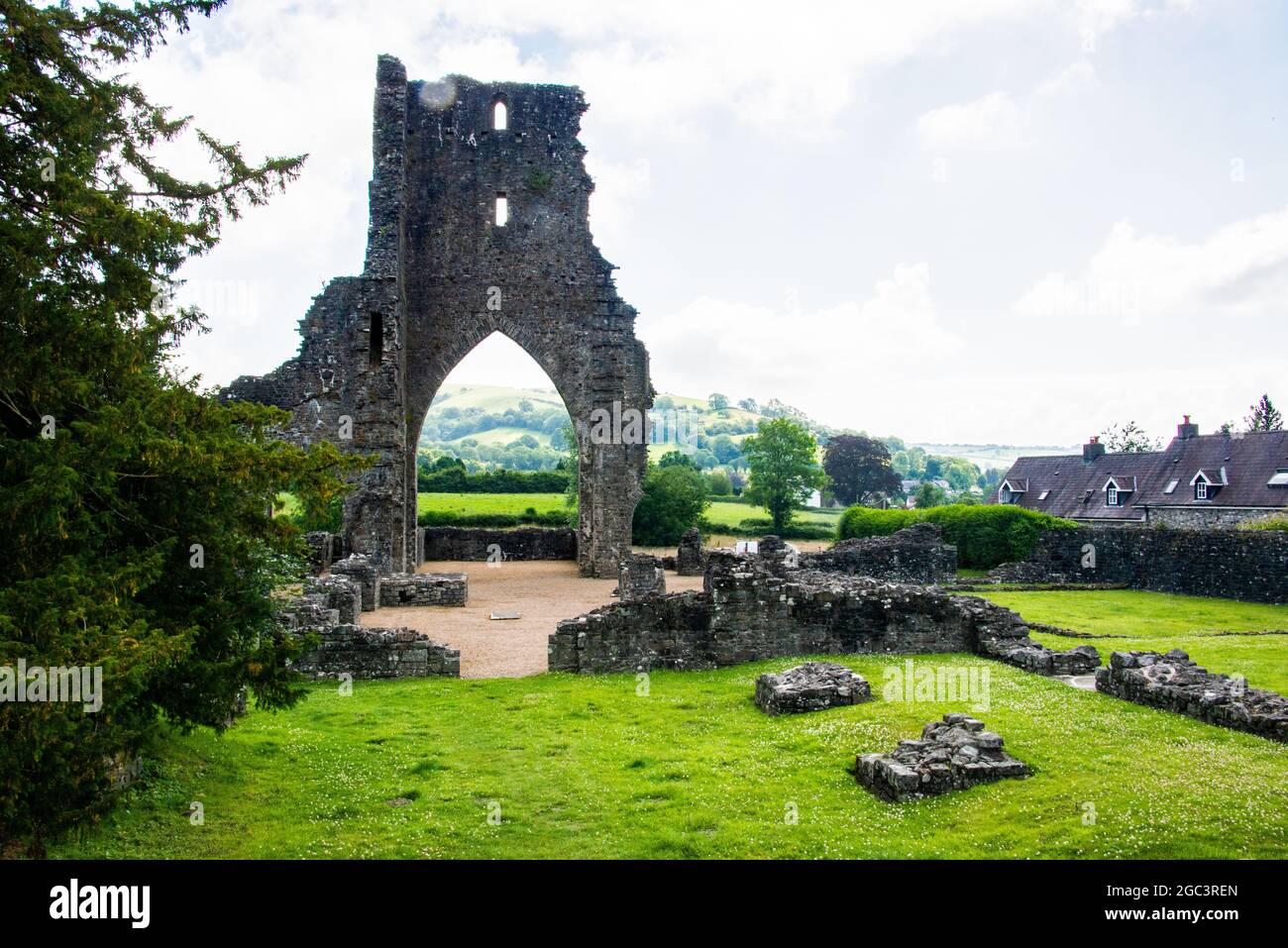 Talley Abbey (Welsh: Abaty Talyllychau) Stock Photo