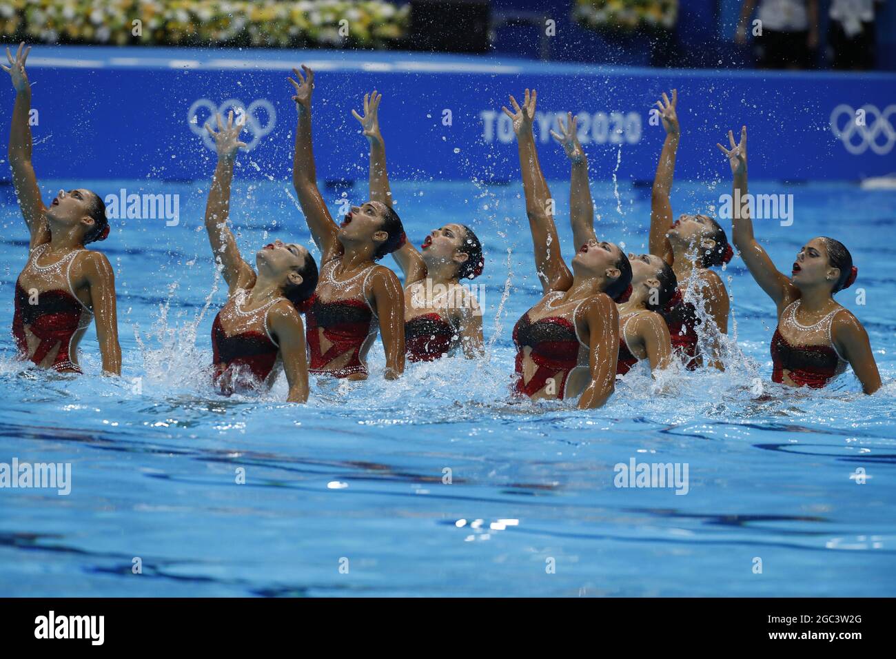 TokyoJapan August 6, 2021, tokyo 2020 olympic games, artistic swimming