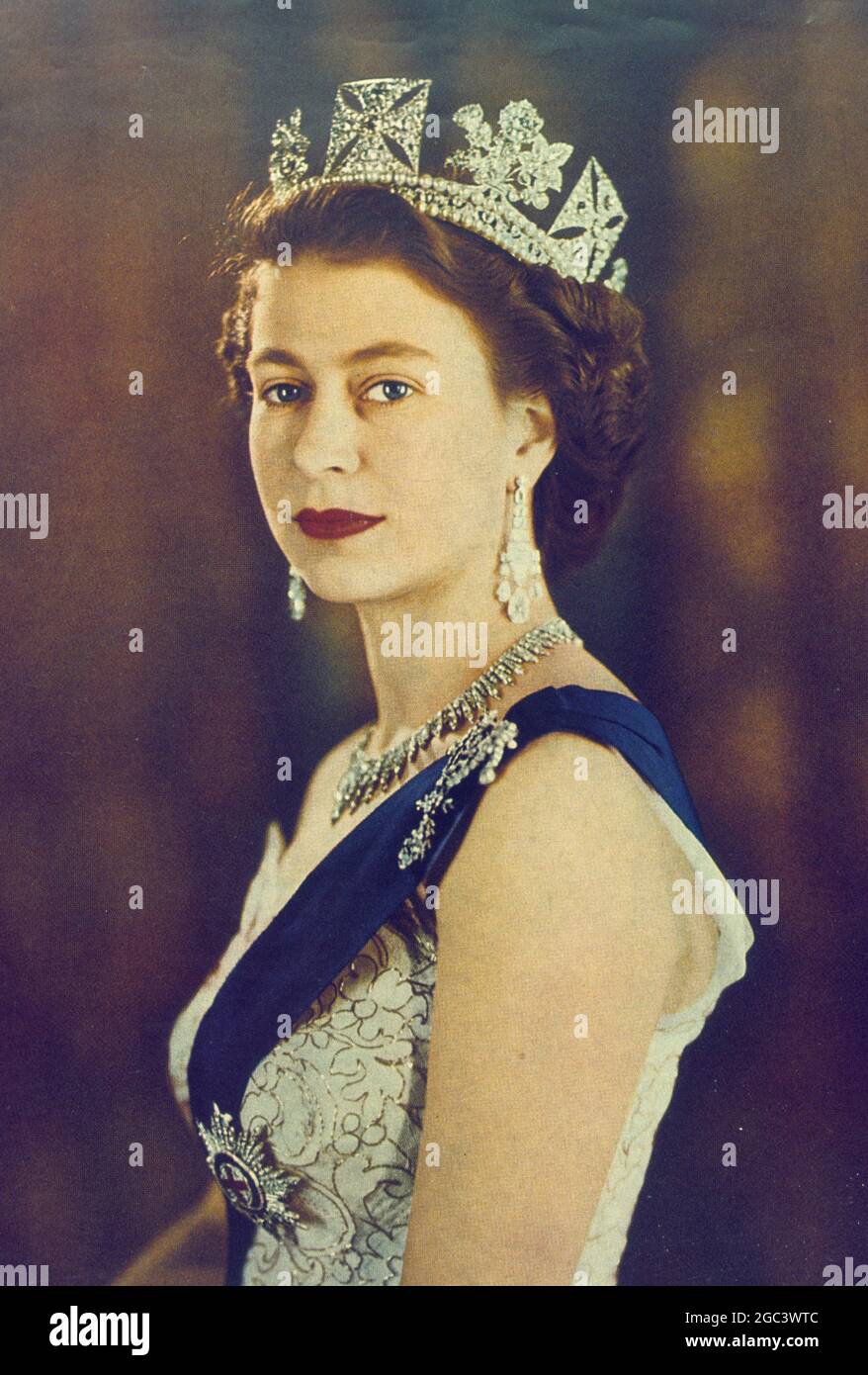Queen Elizabeth Ii Young Color