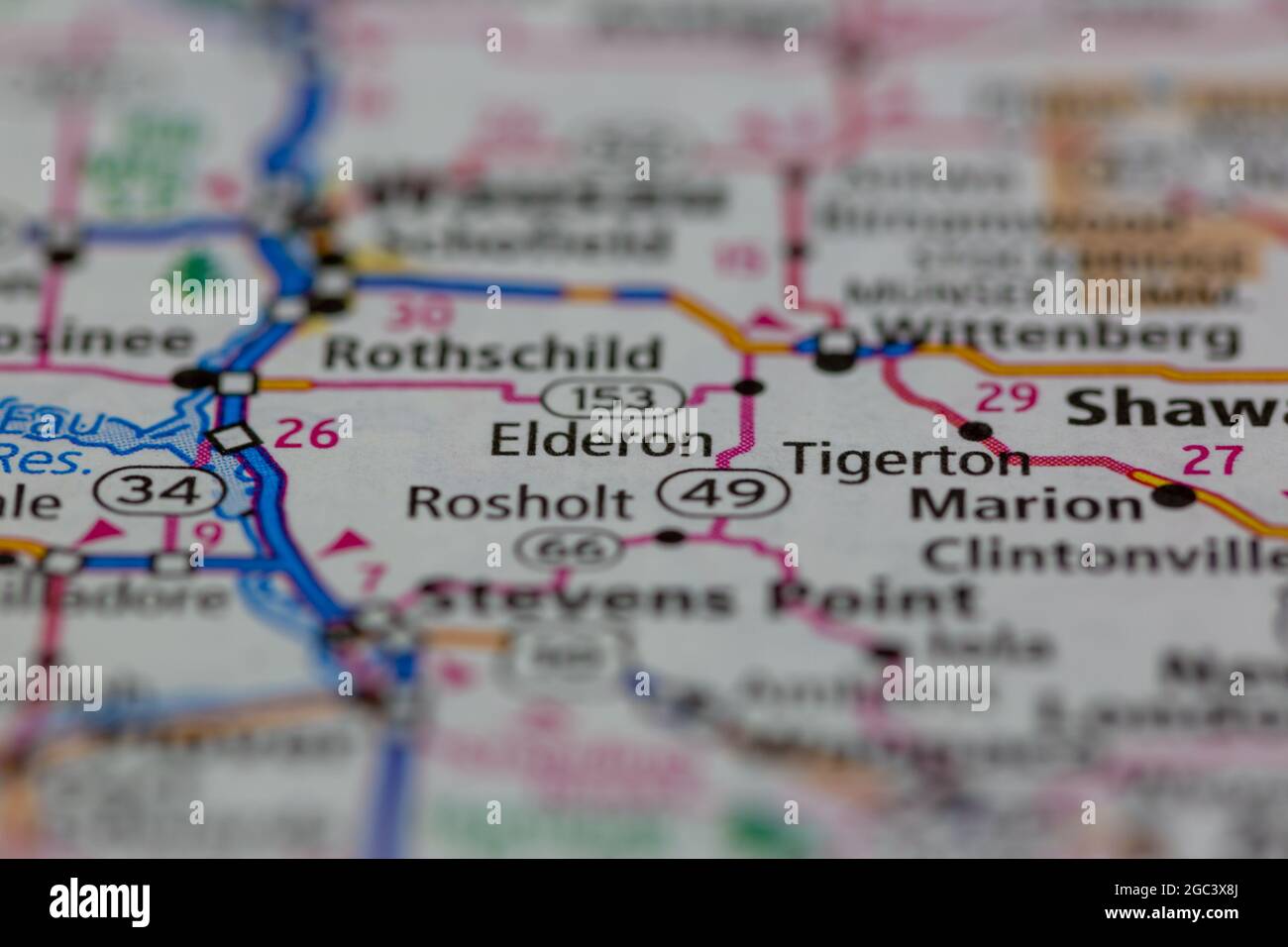 Map of elderon hires stock photography and images Alamy