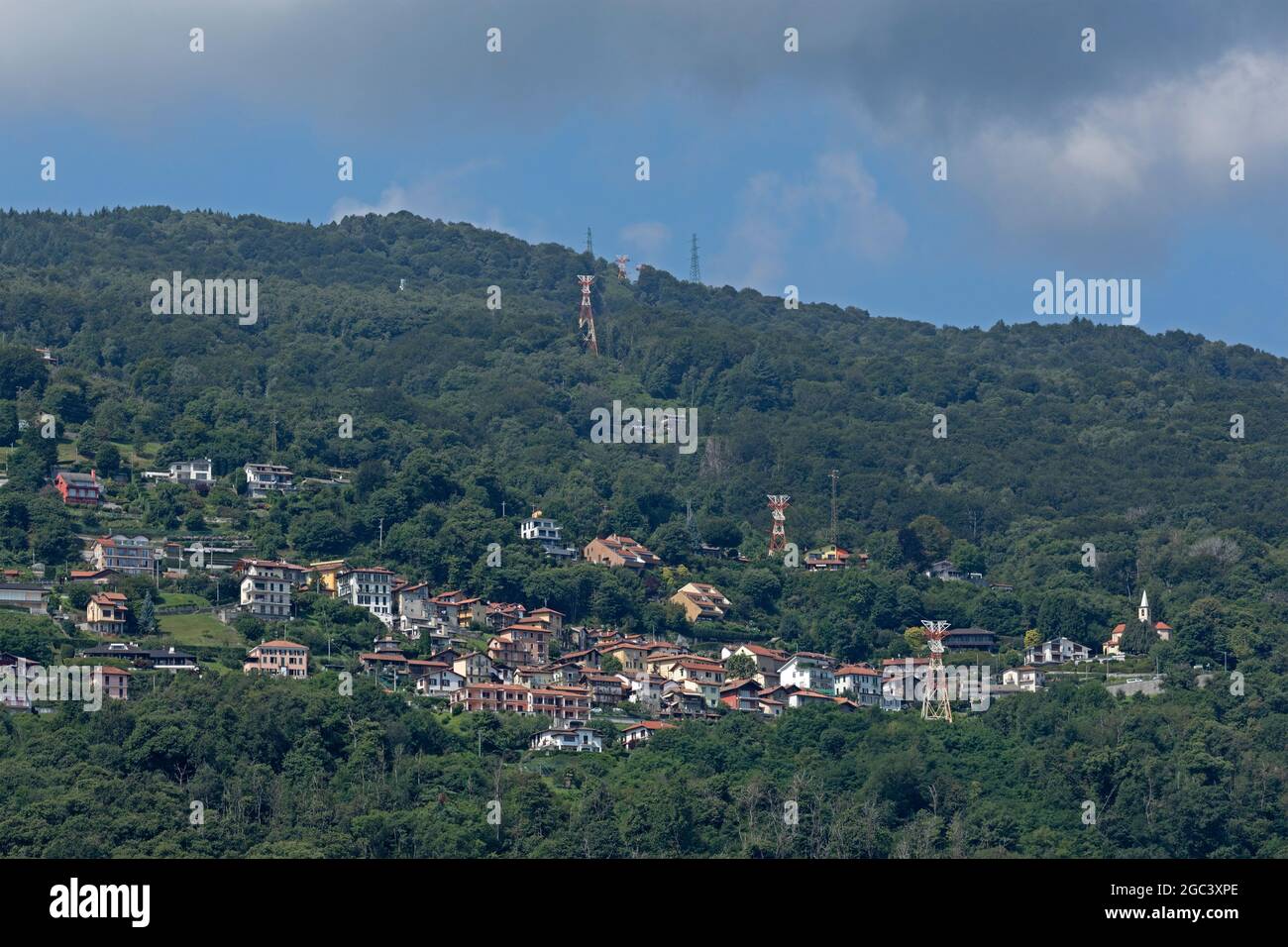 cable car to Mount Mottarone, out of order due to an accident, Stresa