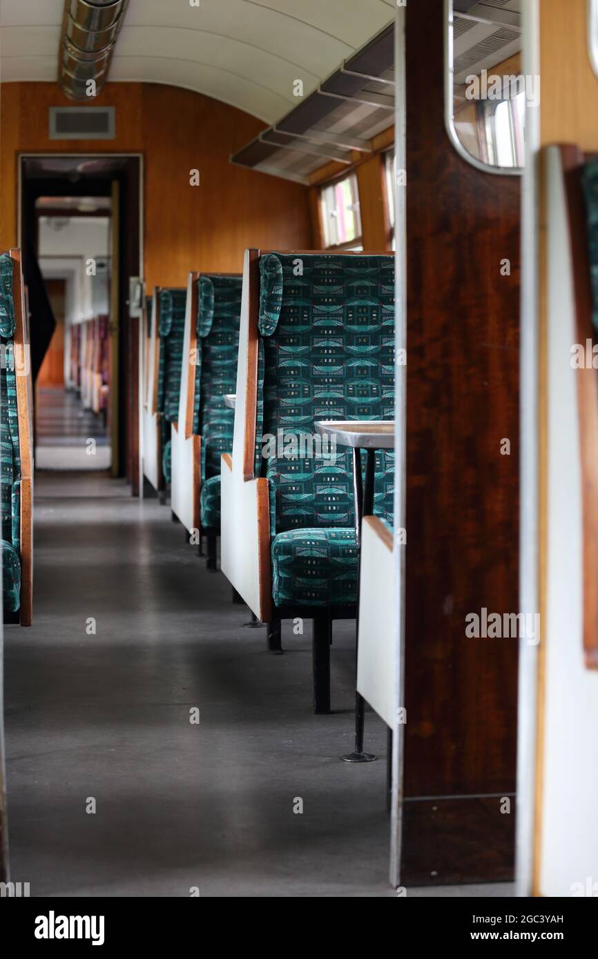 Old railway carriage Stock Photo Alamy