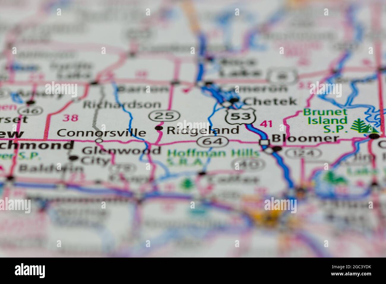 Map of ridgeland hires stock photography and images Alamy
