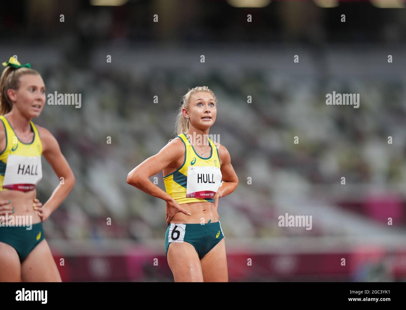 Tokyo, Japan. 06th Aug, 2021. 6th August 2021; Olympic Stadium, Tokyo, Japan: Tokyo 2020 Olympic summer games day 14; Womens 1500m final: HULL Jessica of Australia as she finiished 11th Credit: Action Plus Sports Images/Alamy Live News Stock Photo