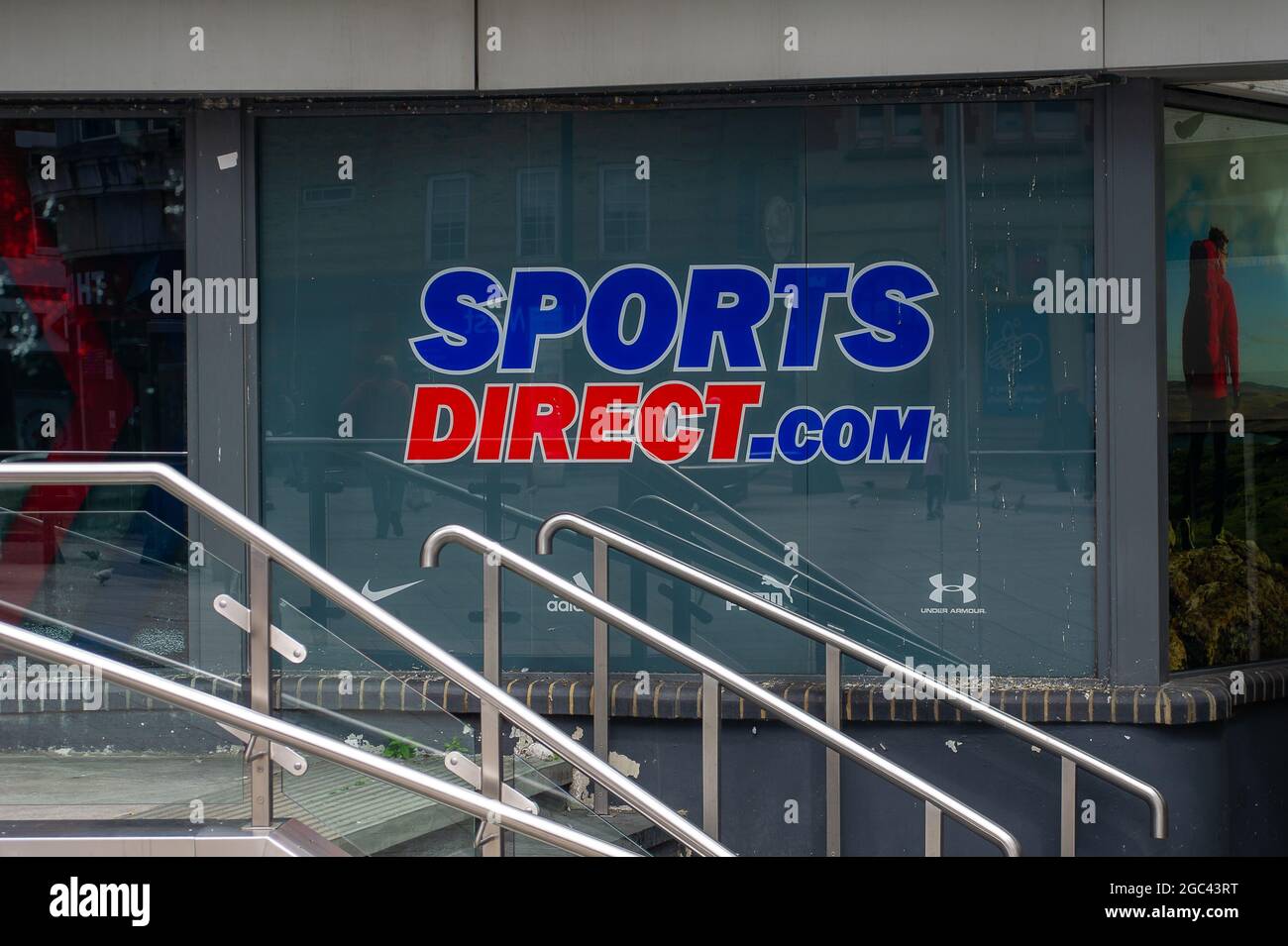 Slough, Berkshire, UK. 6th August, 2021. Billionaire Mike Ashley is handing over the running of his  Sports Direct and numerous business to his future son in law Michael Murray. Mike Ashley was a former student at local school Burnham Grammar. Credit: Maureen McLean/Alamy Live News Stock Photo